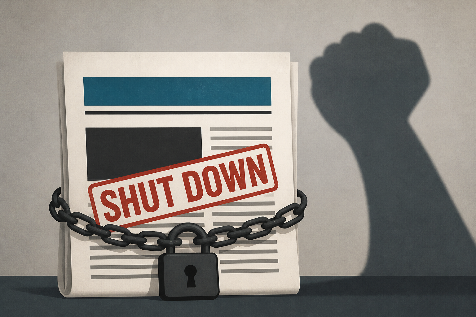 Independent Russian newspaper Novaya Gazeta shuts down under state pressure