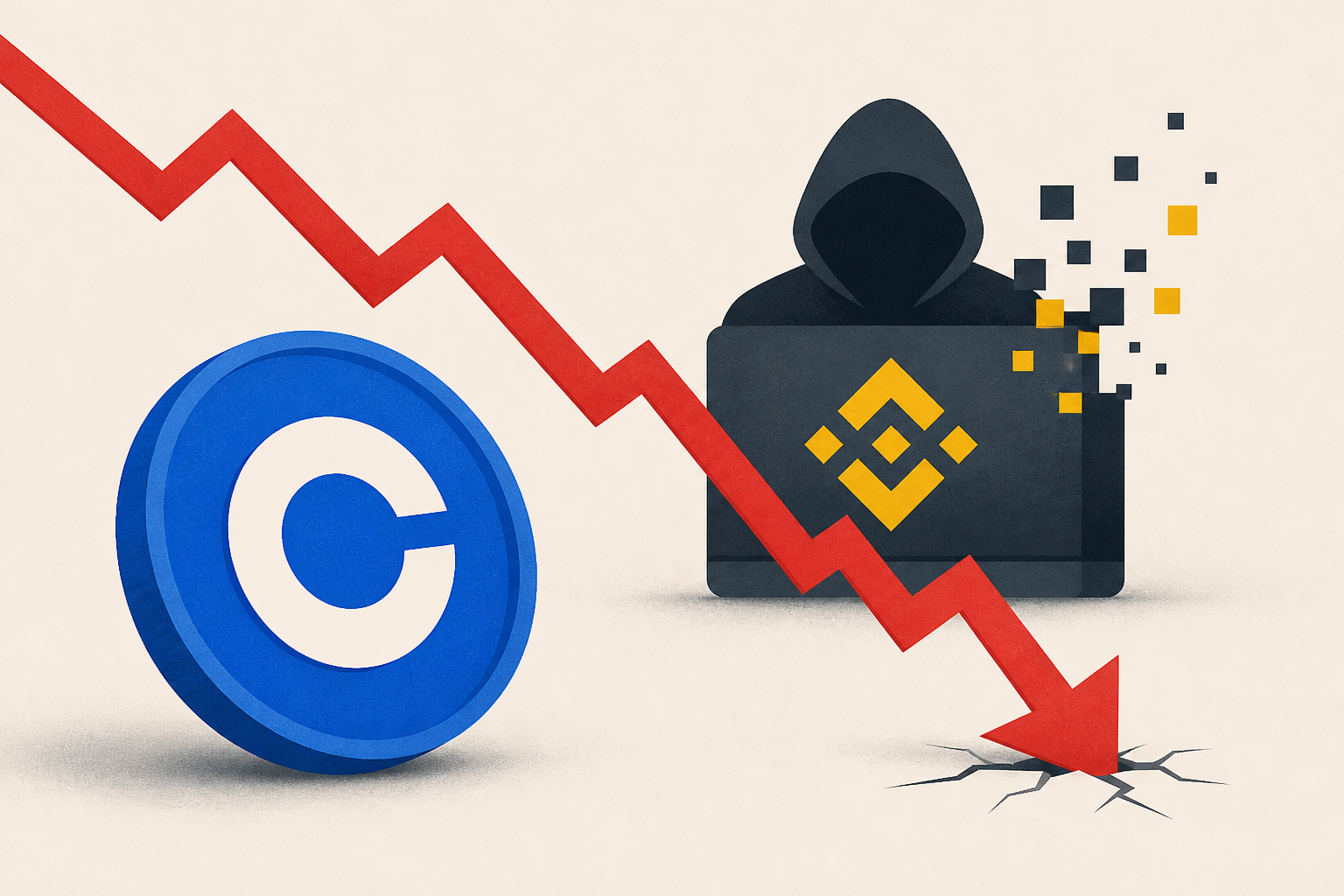 Coinbase shares slide 11% despite earnings beat as Binance hack weighs on crypto stocks