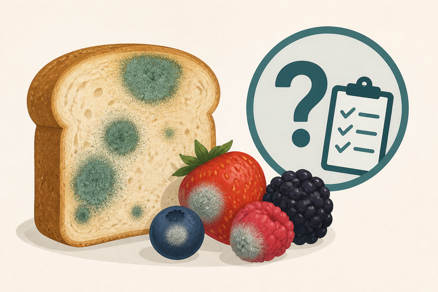 Food mold on bread and berries and what experts say you should do