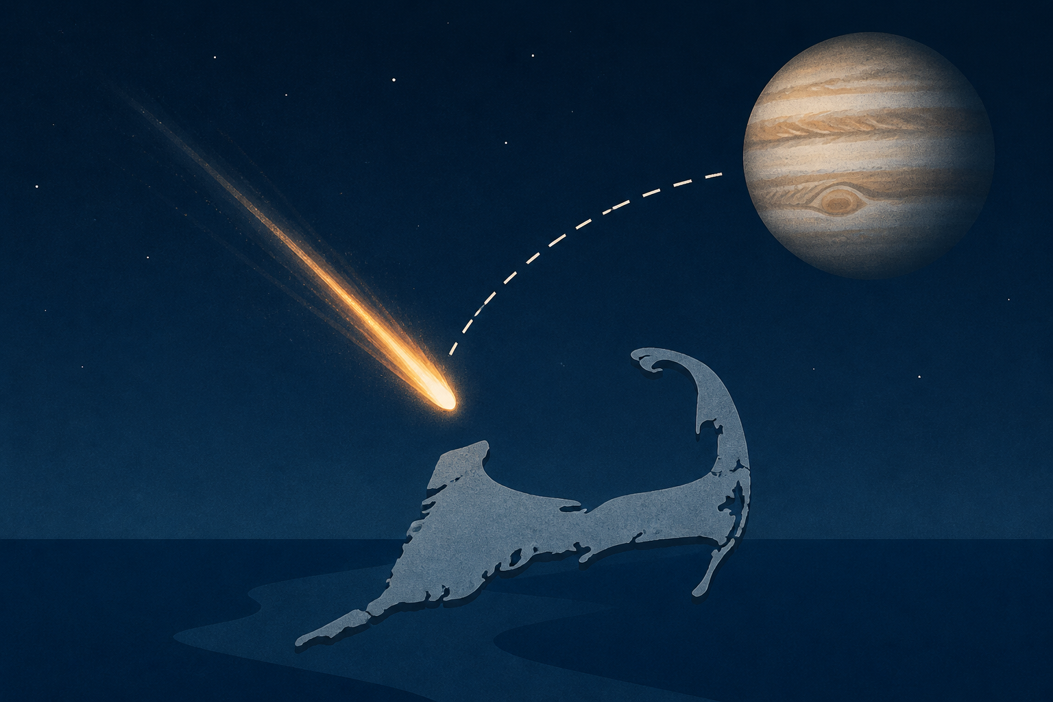 Cape Cod meteor in May 2026 was likely lone wolf from Jupiter