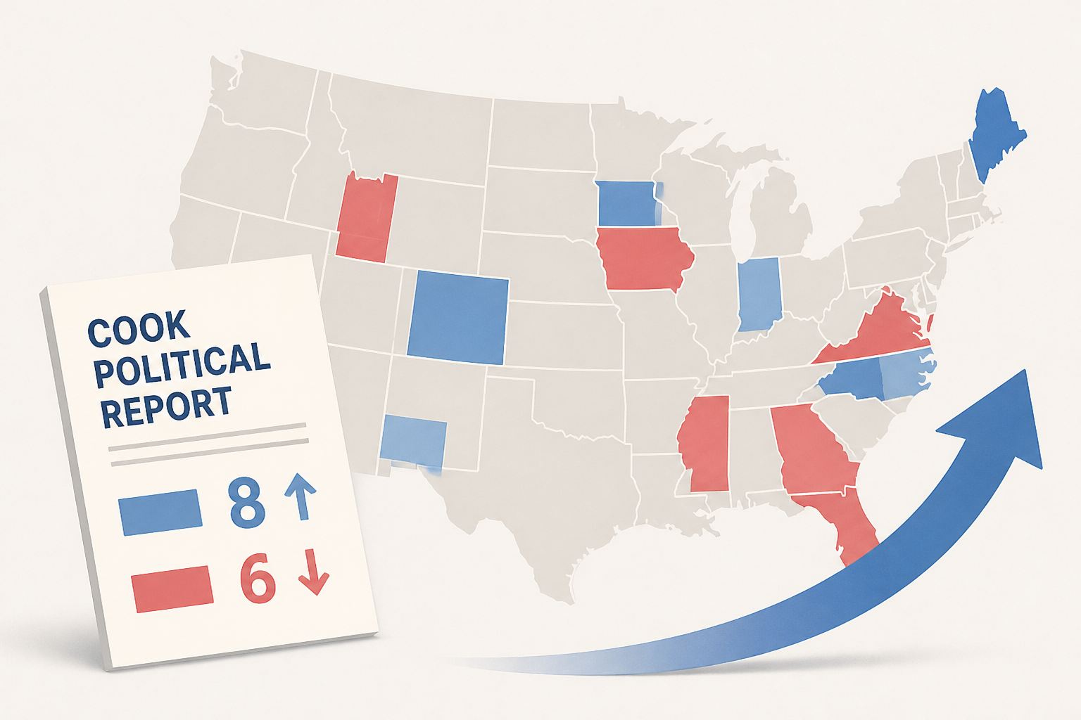 Cook Political Report shifts 14 midterm races, Dems gaining ground