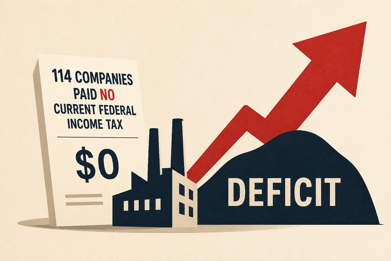 Think tank: 114 companies paid no current federal income tax but still aren’t biggest hit to deficit