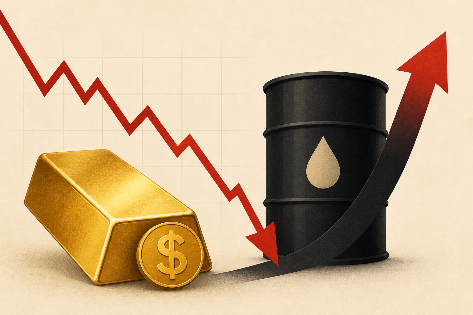 Gold prices plunge to one-year low below $3,900 as higher oil prices fuel fears of more pain ahead