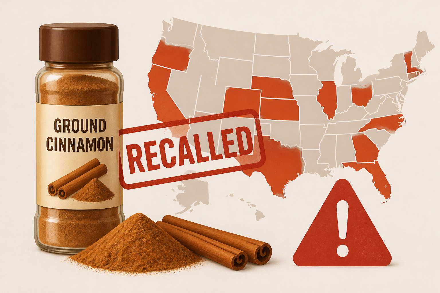 Ground cinnamon sold in 14 states recalled. See affected product