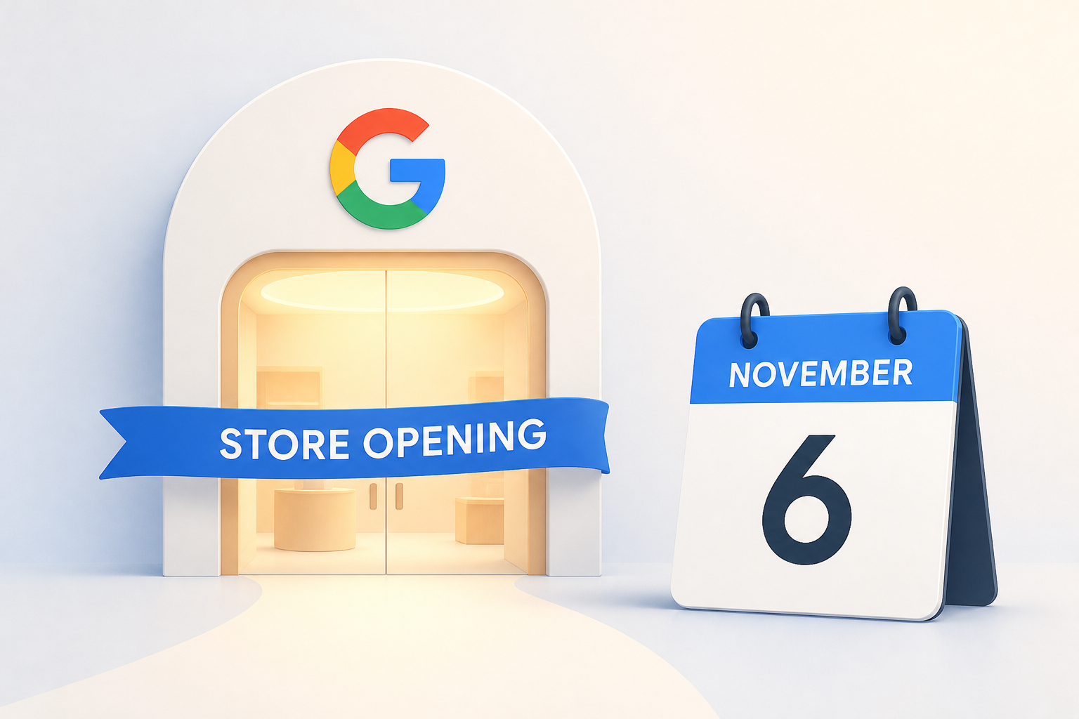 The 12th Google Store is opening on November 6