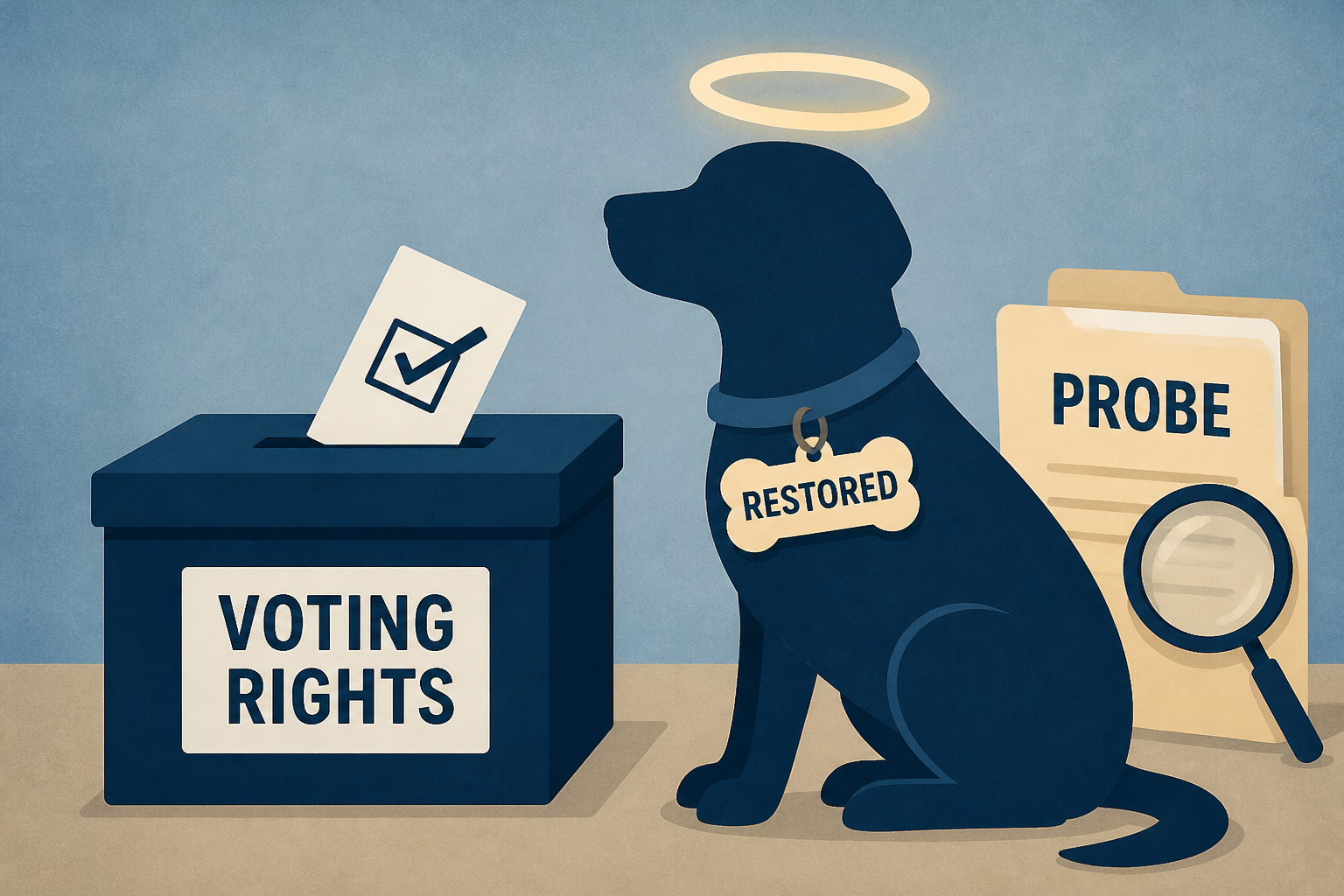 Spanberger's office restores voting rights to dead dog, probe sought