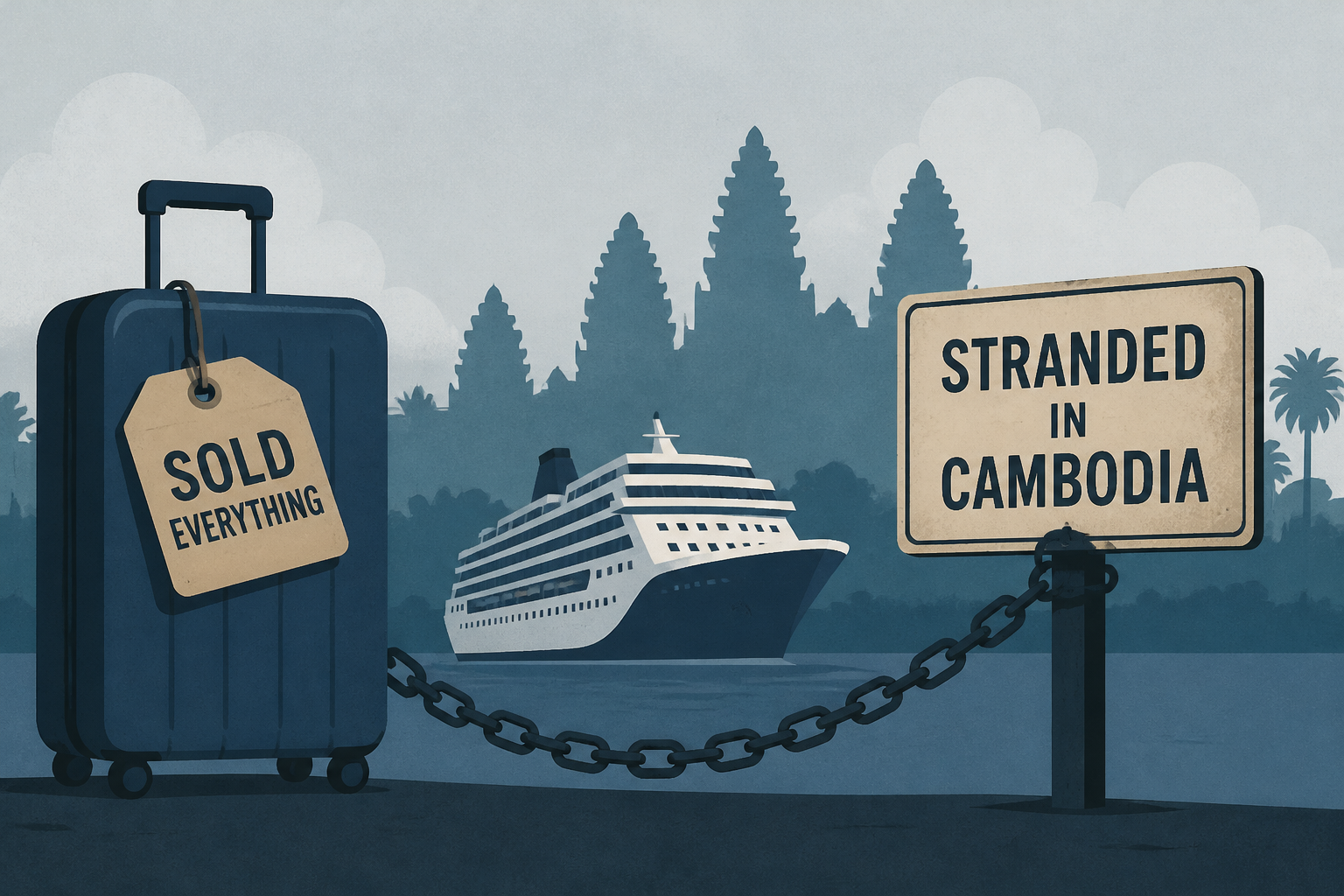 Wyoming Couple Who Sold Everything To Live On Cruise Ship Stranded In Cambodia