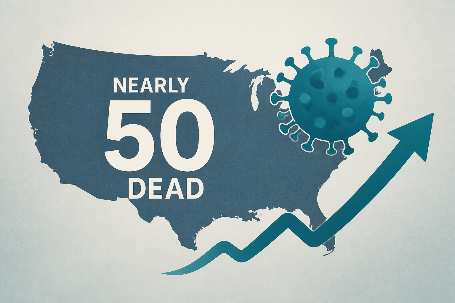 Nearly 50 people have died across the US in recent days from flu as cases spike nationwide