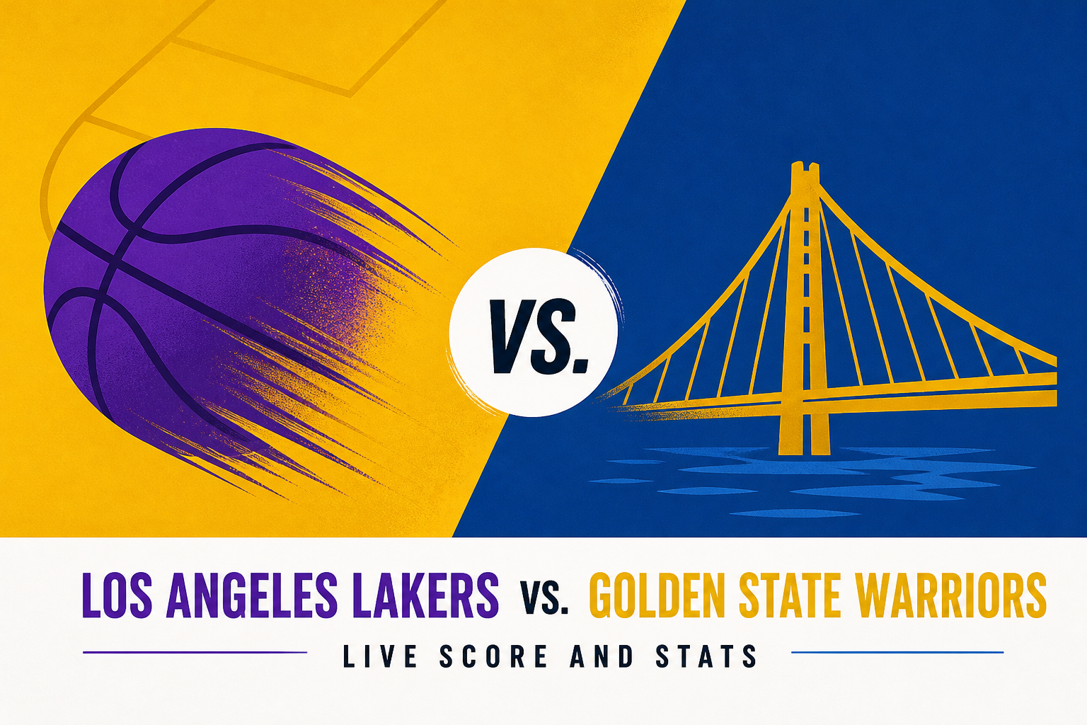 Los Angeles Lakers vs. Golden State Warriors Live Score and Stats