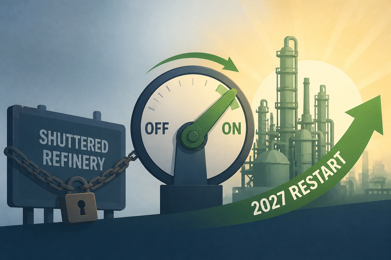 Shuttered Houston refinery back to life as Valero plans 2027 restart