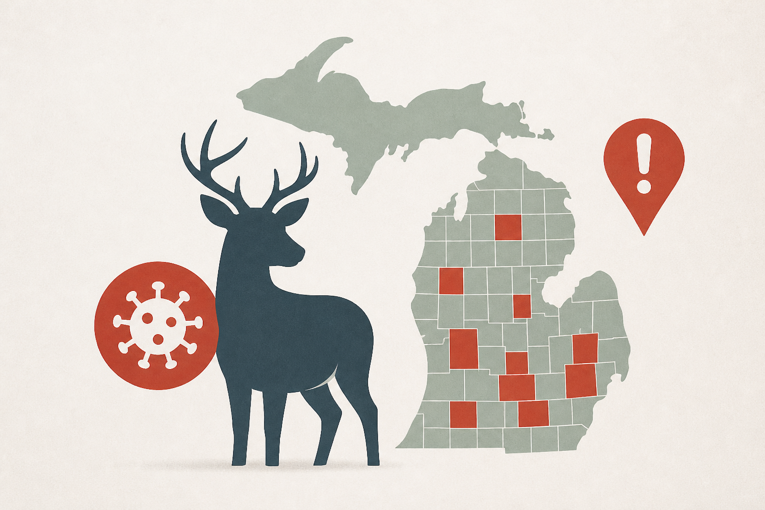 Where is deadly EHD affecting deer in Michigan? New map shows reports