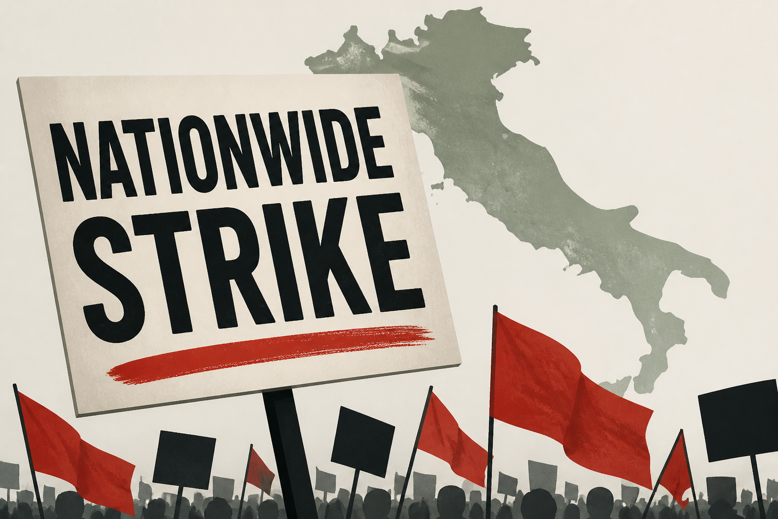 Mass protests sweep Italy during nationwide strike