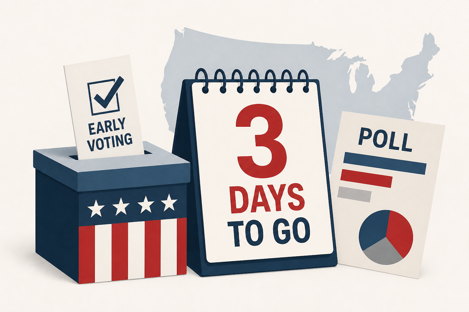 US midterms: 3 days to go - What latest polls say as early voting surges