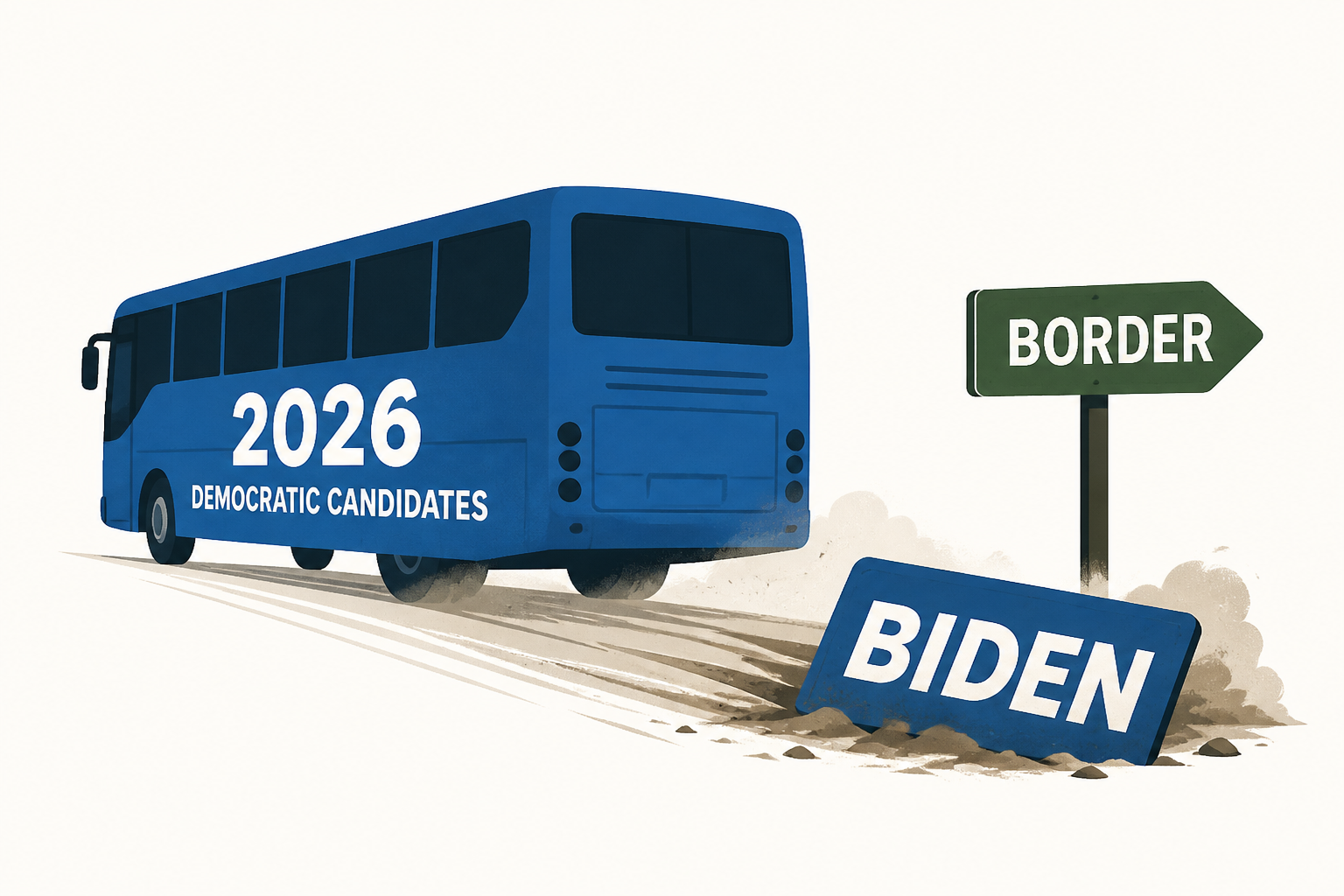 2026 Democratic candidates throw Joe Biden under the bus on the border