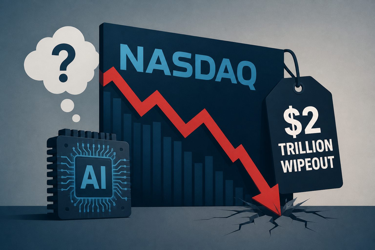 Nasdaq faces $2 trillion wipeout in October as AI spending fears deepen
