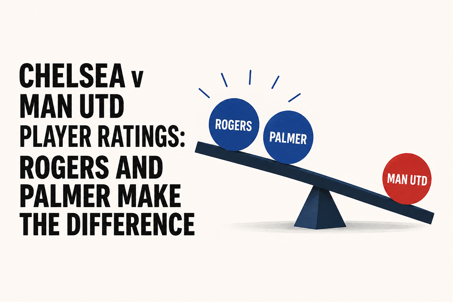 Chelsea v Man Utd player ratings: Rogers and Palmer make the difference