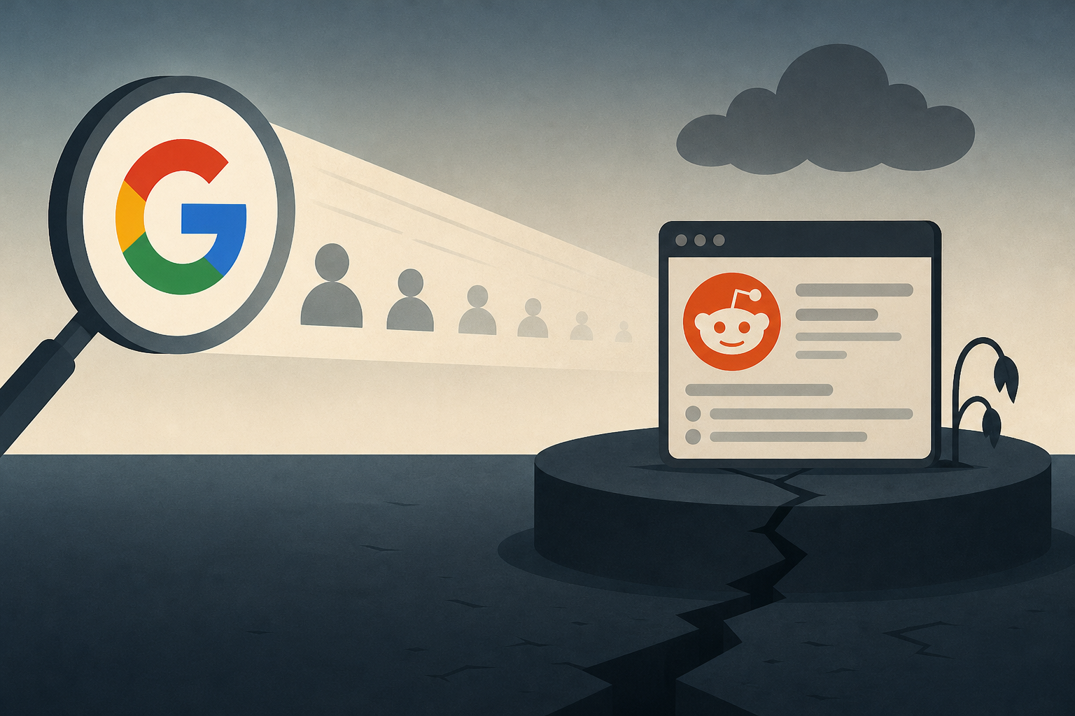 Reddit (and everyone else) faces a bleak internet without Google traffic
