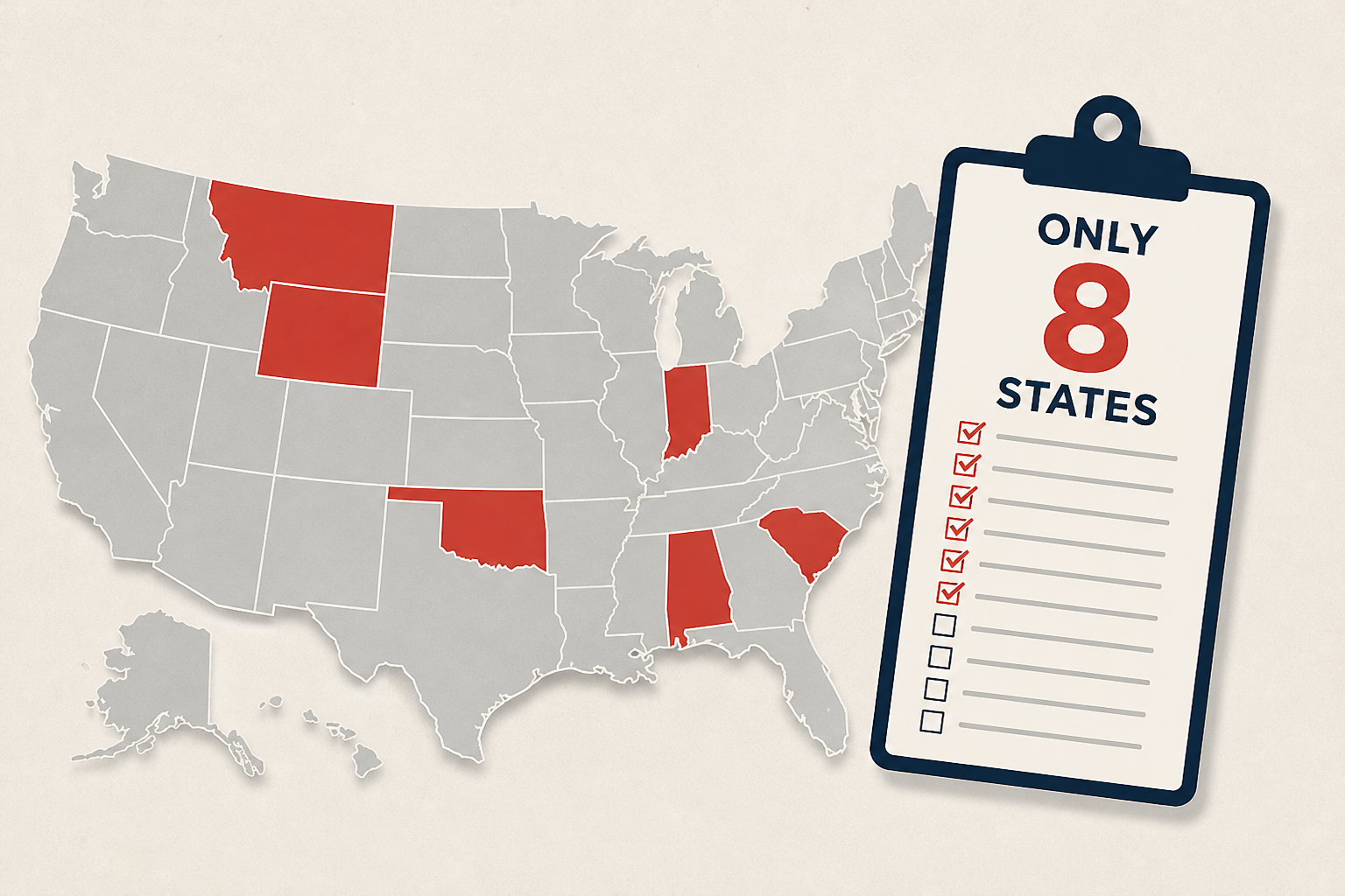 Only 8 states back Trump days before midterm elections