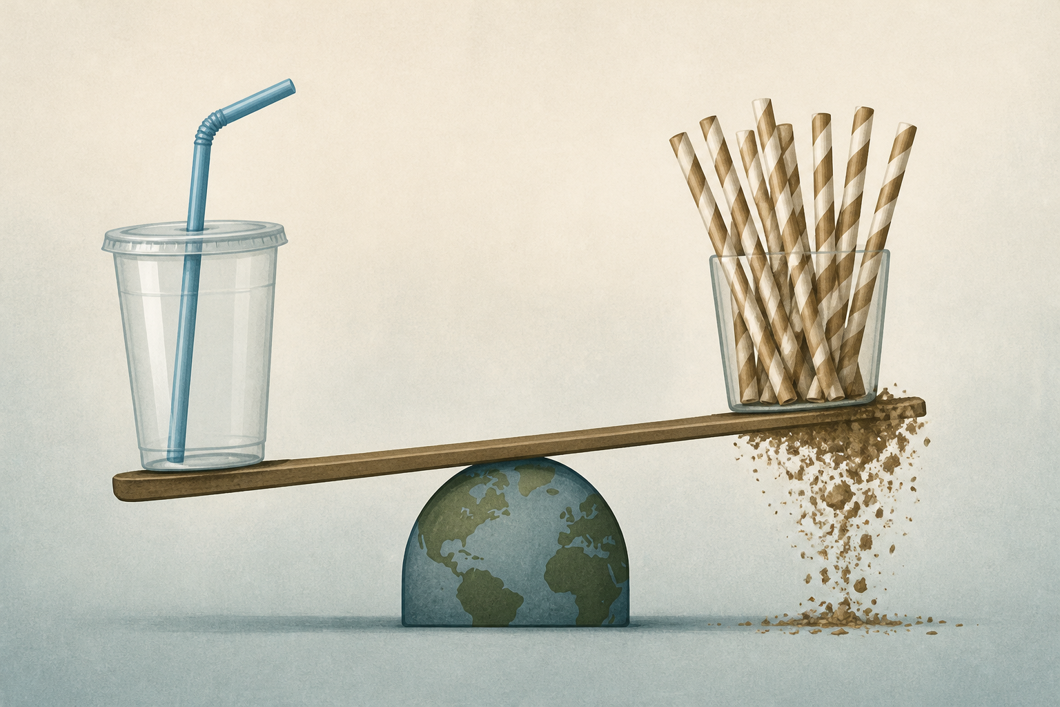 Paper Straws May Harm Environment More Than Plastic