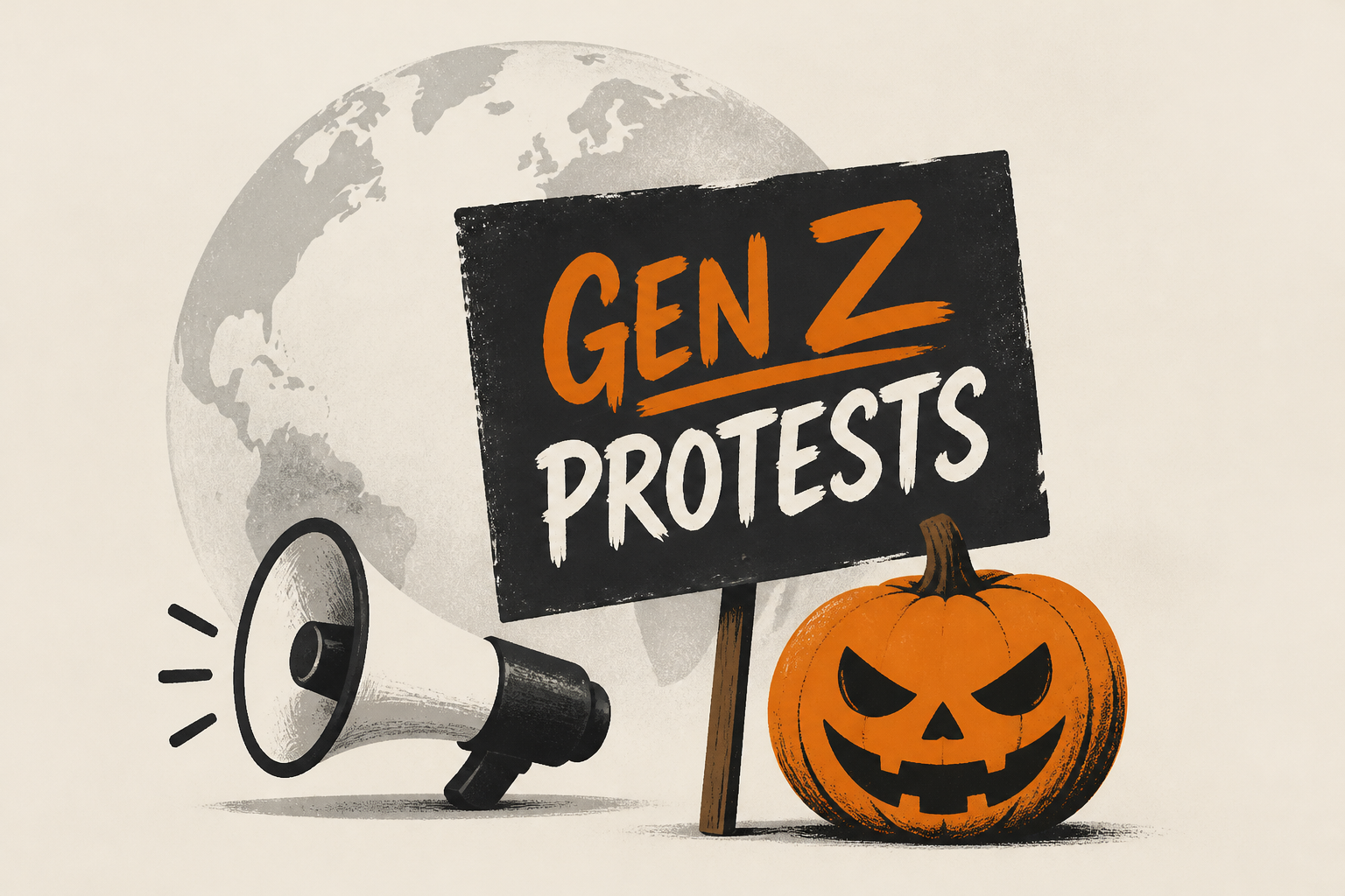 Gen Z protests reach Germany as thousands join Halloween rallies