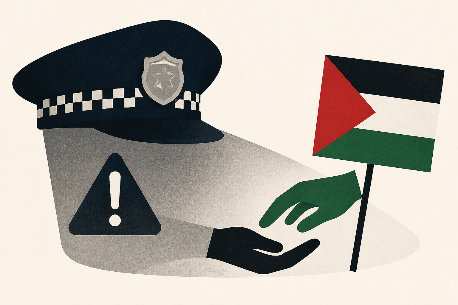 Police Threaten to Arrest Anyone Helping Protesters at Palestine Action Demo