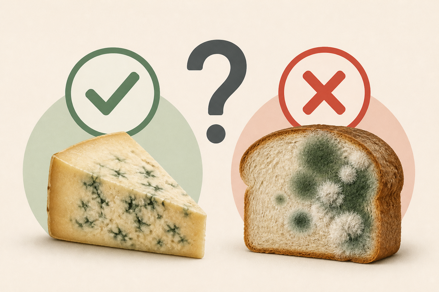 Which moldy foods are safe to eat and which should be thrown away