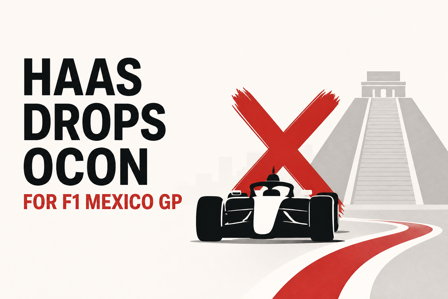 Haas drops Ocon for F1 Mexico GP