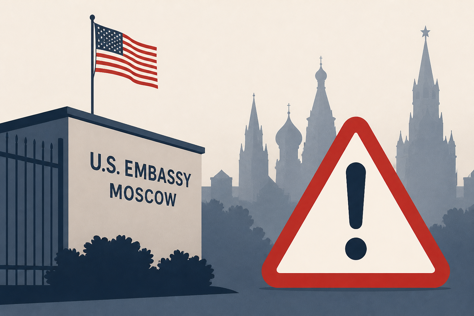 US Embassy Moscow warns of 'credible' mass casualty event threat today