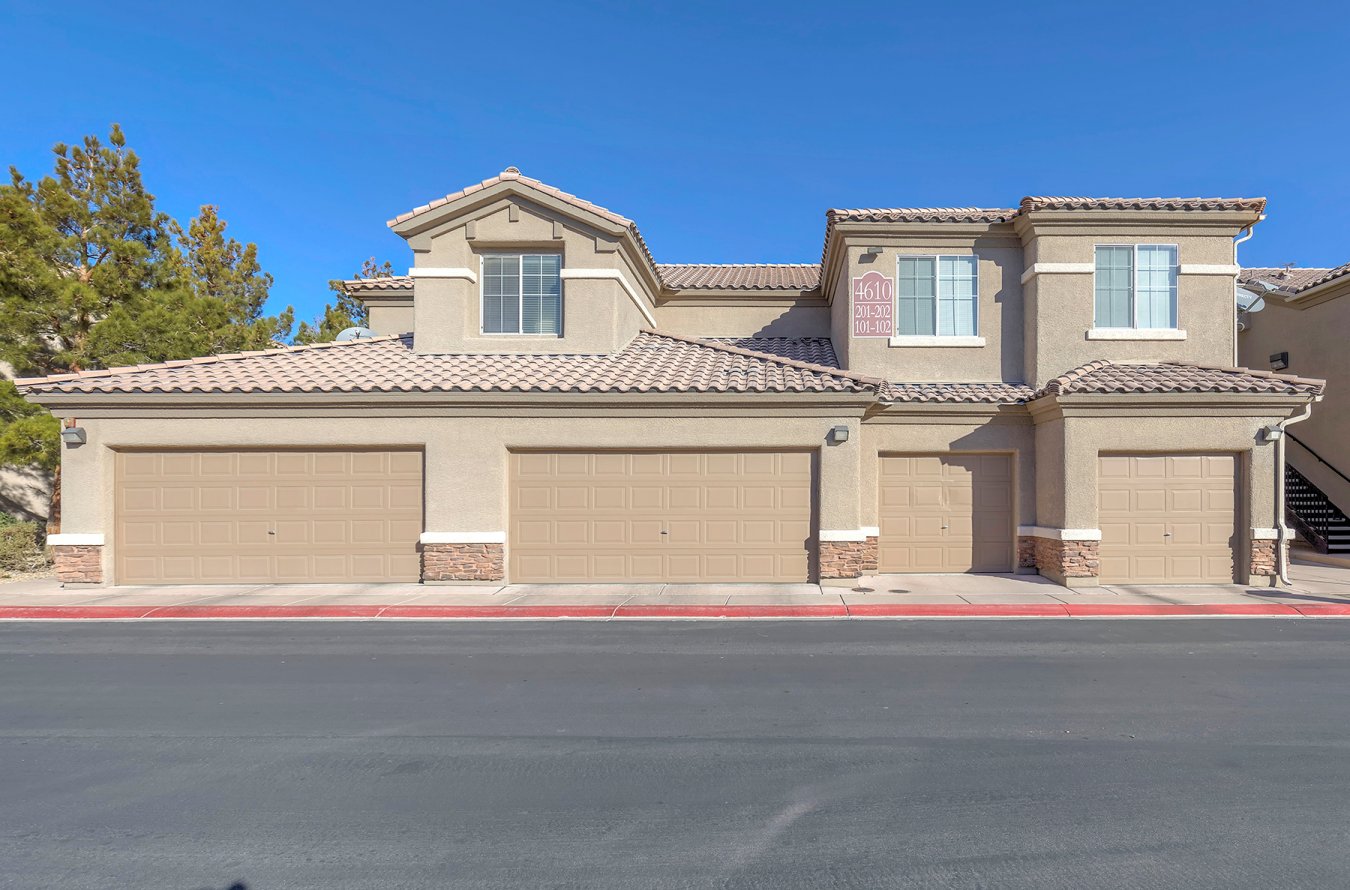 This one bedroom condo is located on the first floor of the beautiful, master-planned community of Aliante. It has a private, one car garage with entry to the unit. Corian countertops, breakfast bar, and open floorplan with a patio off the living room. Come check it out!