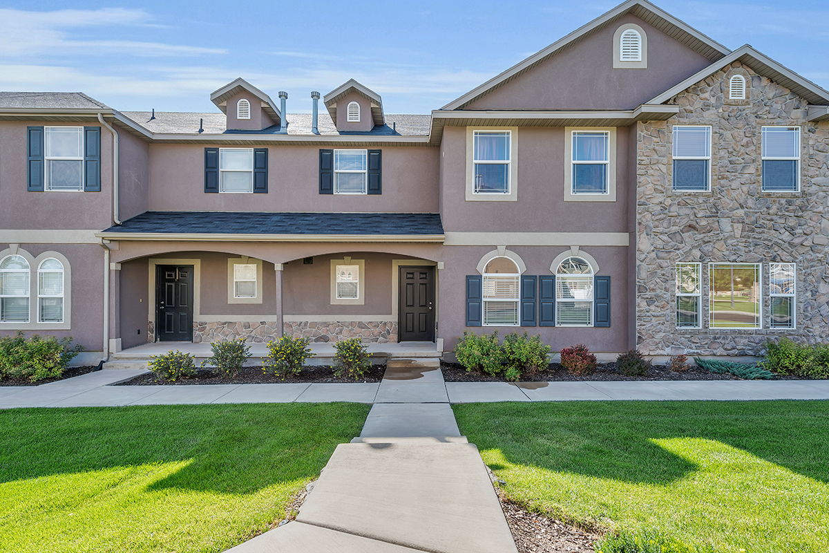 34681 GRAB THIS ONE QUICK!! View the 3-D Matterport tour. Fabulous, quiet 3 bedroom, 2.5 bath Townhome in West Jordan. Great starter home with a 1 car garage! Large kitchen with crown molding on cabinets. Master Bedroom with Full Bath and walk-in closet. Large closets in both additional bedrooms. Laundry on same level as bedrooms. Two tone paint throughout. Water Heater replaced in 2018. Secluded private vinyl fenced patio for a fun BBQ with friends, create a lovely flower bed or grow an herb garden. HOA covers, water, sewer, garbage, exterior maintenance and snow removal. Enjoy the playground and biking trails. There’s even common RV parking available. Seller is leaving the fridge, washer, dryer and BBQ!!!