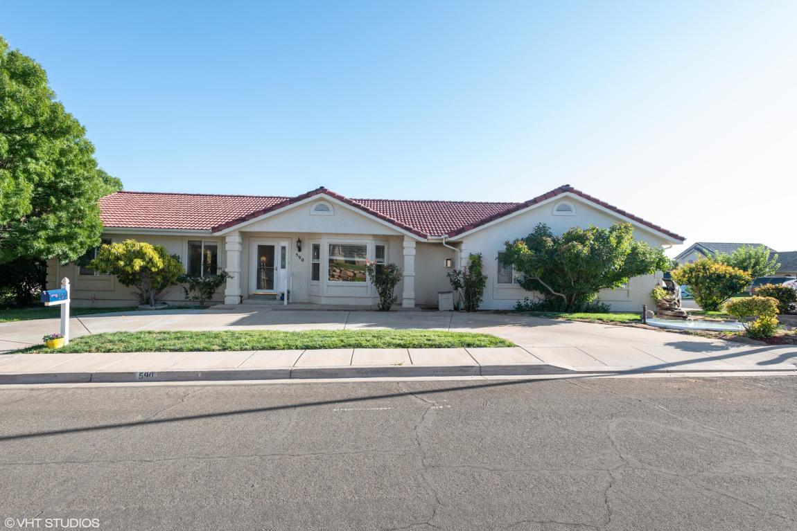 36287 Come home to this newly remodeled 3 bed 2 bath ranch-style home that has it all. You'll be swept away by the updates including SmartCore ultra luxury vinyl planking, New carpet in bedrooms, fresh paint, high-efficiency toilets and more. Beat the heat with new insulation, a solar powered attic fan and brand new A/C unit. Step inside to the updated large formal living area featuring a gas fireplace and gorgeous bay window with bench seating and storage. Round the corner to a 2nd dining room and your dream kitchen, complete with subway tile back splash, reverse osmosis system and spacious powered island perfect for entertaining. Lots of storage space. Wake up each morning in your large master bedroom that opens up to a covered patio and your own farmer's market with pomegranates, cherries, peaches, apricots, plums, pears, grapes and even a shade tree. This corner lot boasts plenty of room for family and recreational activities. There is an over-sized 2 car garage with an office and workbench, cabinets and gated RV pad with full hook-ups. you even have a separate powered workshop. Just blocks away from recreation centers, schools, library and shopping this little home is a must see today!