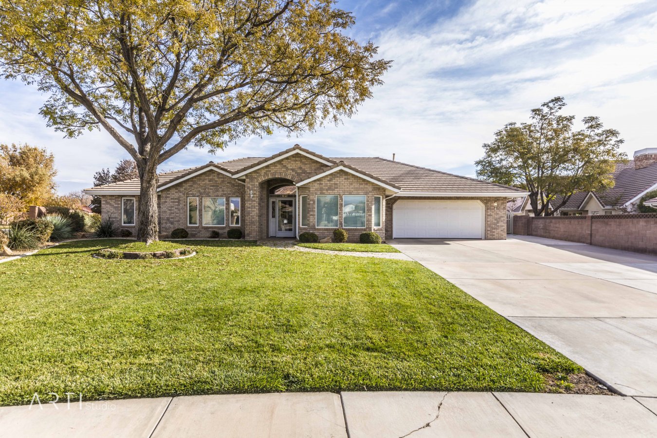 36717 Beautiful well maintained home. Tile roof Brick and stucco. Interior painted 1/2019, exterior was painted approx. 4 years ago. AC and Furnace replaced in 2012. Double car garage with additional 2 car/workshop in the rear. Large lot plenty of room for a garden or play area. Pool is 18x36 heated, electric pool cover. New pool cover 2015. Water heater replaced in 2017. Built-in vacuum. Some furnishings can be purchased with a separate Bill of Sale. Ask for list. Seller needs a 60 day close.