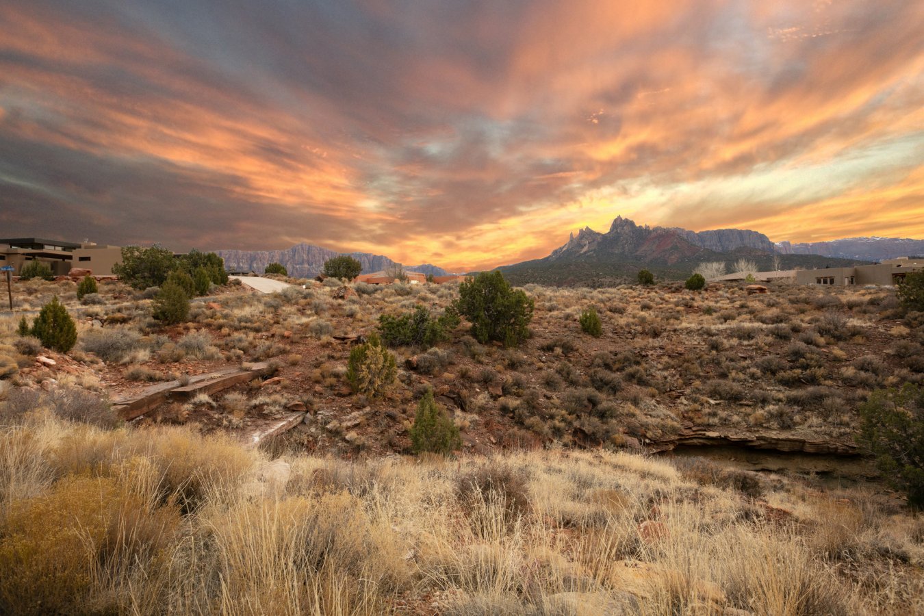 36974 Your new home built on this already pretty flat lot, would have unobstructed views forever of some of the world's most beautiful red rock scenery. Anasazi Plateau is a 77 lot subdivision of 300 acres protected on all sides by Zion National park, Federal lands and designated open space. People come from near and far to visit Zion, this is your affordable chance to make it home. Seller chose this lot out of all available lots due to its location on the edge of the gully which allows for unobstructed views forever! This gully also adds a beautiful landscaping element to the back yard! Seller will entertain Seller Financing.