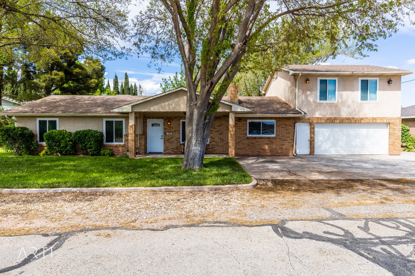 40000 3 bedroom, 2 bathroom home with 1,800 sqft of living space in the main house. It has an ADDITIONAL 1 bed, 1 bath apartment above the garage with it's own laundry, storage and separate entrance! (currently rented at $800 a month) New windows, doors, lighting, paint, etc. Move in ready, or it's ready for you to spruce it up with your own finishes!