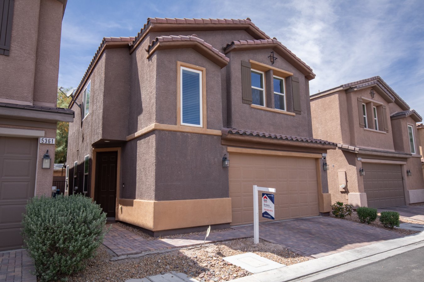 40214 Pride of ownership speaks volumes! Tucked away in the heart of Las Vegas’s Prominent Southeast. This 1695 Sq ft. home is ready to move. Built in 2015 this home invites you to 3 bedrooms 2 1/2 baths, a Loft, cozy Island kitchen, granite counter tops, stainless steel appliances, and tile flooring. With it's open concept living space this home is perfect for your most intimate gatherings. So please don’t delay this precious gem won't last long!