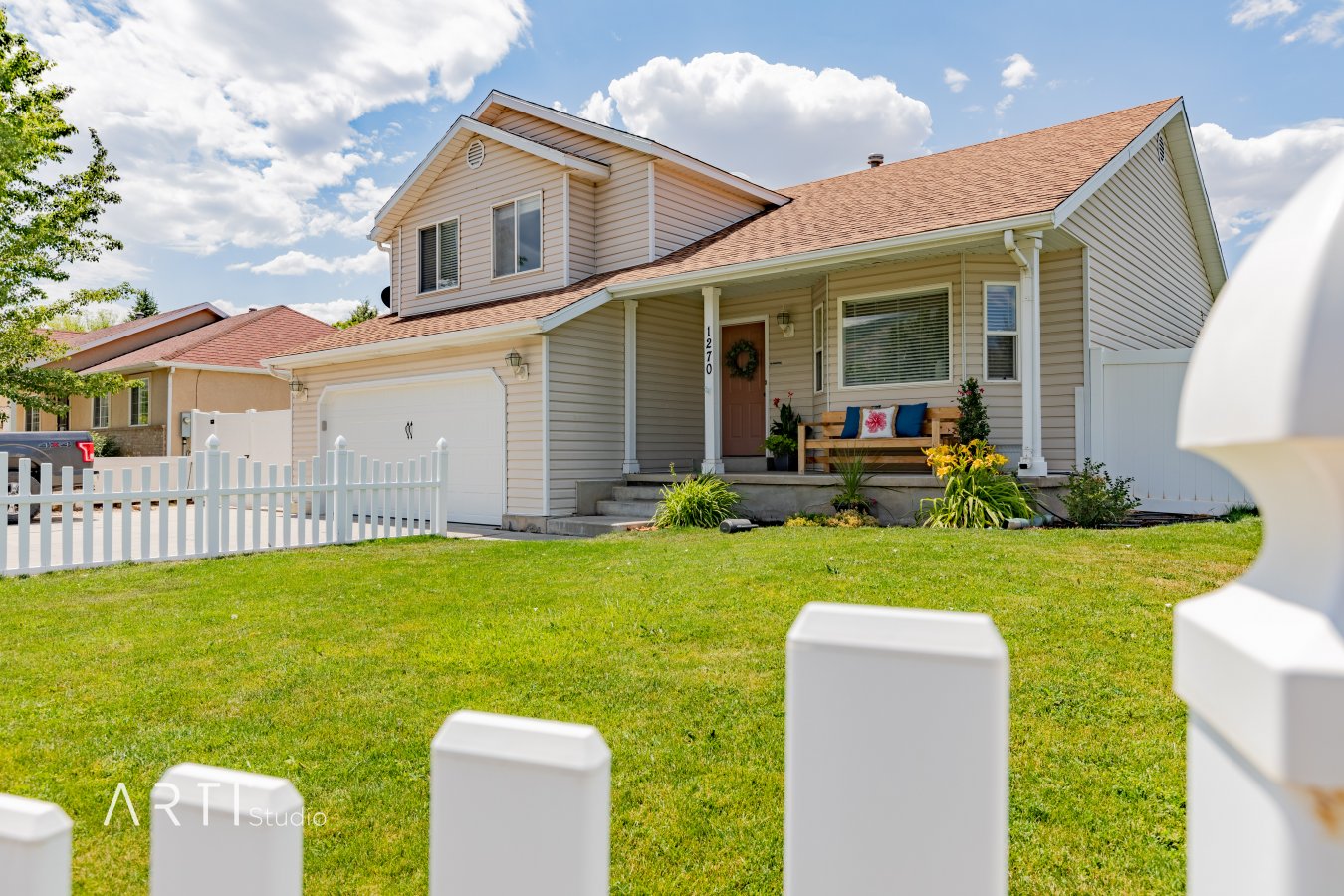 You are going to love this beautiful Spanish Fork home!! Tucked in a lovely quiet neighborhood at the foot of the mountains. Minutes from Costco, the I-15, Spanish Fork canyon, hiking trails, Spanish Fork Recreation Center, River bottom biking and walking trails. This warm, welcoming and spacious five bedroom 3 1/2 bath gem is over 2500 sq ft. Updated flooring and awesome open floor plan has a bright updated kitchen, fantastic family room, newly remodeled master bedroom and bathroom, covered patio with nighttime lighting, gorgeous and scenic extra large front and back yard, RV parking with RV pad and gate. Roof, fence, HVAC, water heater all replaced within the last five years.
This neighborhood sells quickly!! DON’T MISS OUT!