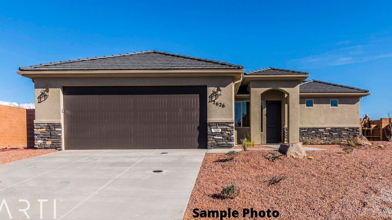 42664 Welcome home! This gorgeous new construction home features 4 bedrooms, 2 bathrooms, an open floor plan, rear patio, 8' interior doors(any doors seen from the main living area), granite counters, a large lot and gorgeous mature trees. To be completed October 2020.