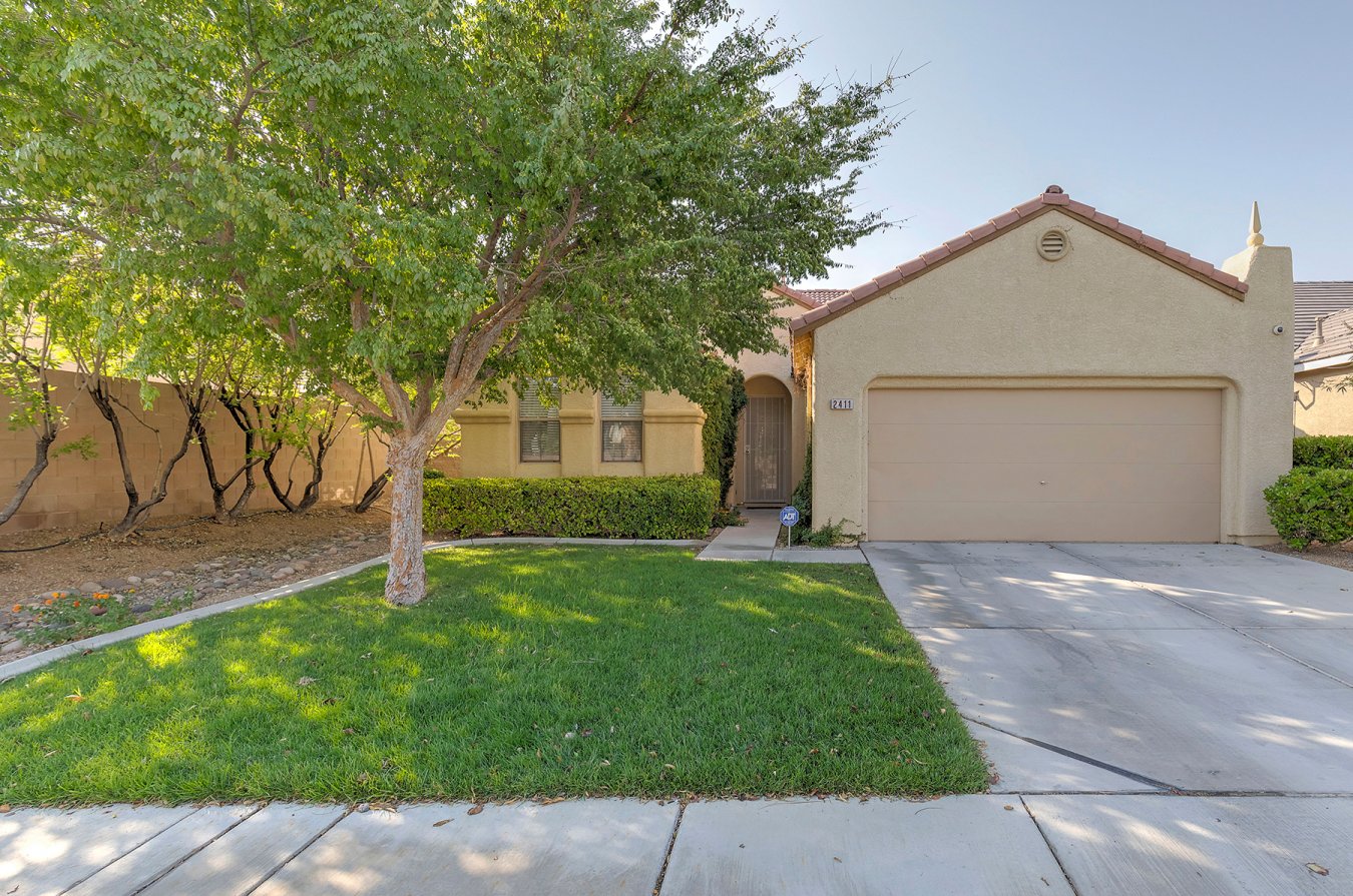 43327 Wow! Updated 1 story in Anthem of Henderson. Pictures and full 3d tour coming soon. This 3 bd 2 bath single story will welcome you with it's bright and airy open floor plan. The location beats all as it's directly next to parks, shopping, and great schools. Wood floors throughout. Kitchen has granite counters and an enlarged island, updated cabinets, S/S appliances & garden window. Master bdrm is oversized with its own entry to rear yard and grapevine patio. Fruit trees and vegetation galore greet you in your multi-leveled backyard. Smart home full of upgrades. Don't miss the opportunity to live in the most desired neighborhood in town.