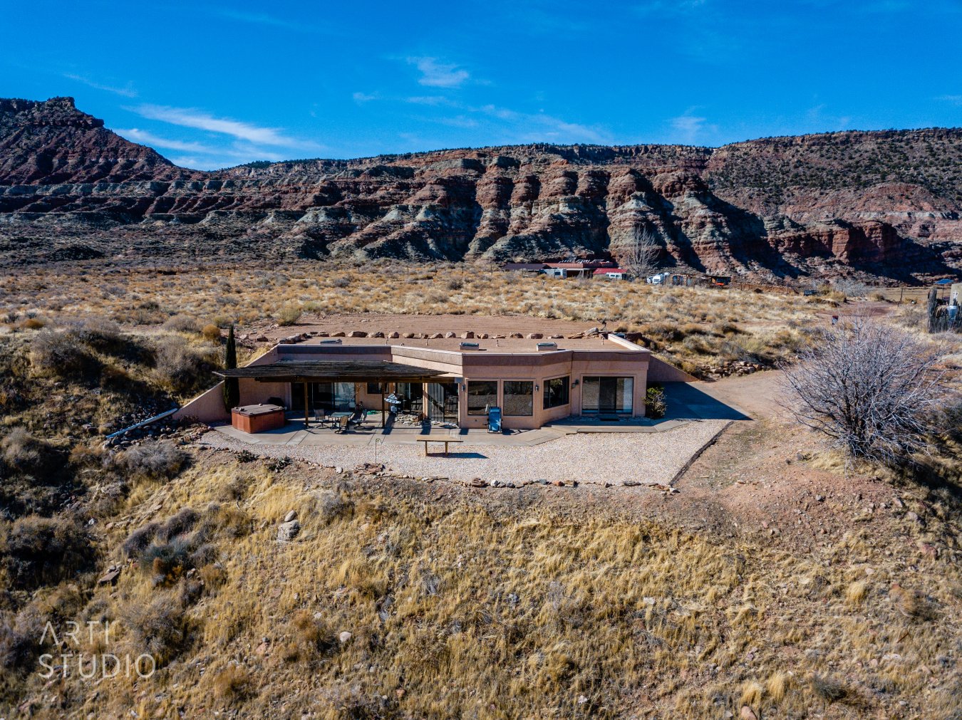 46270 Views, Views, and even more Views! This property has value not only for the location but for the 6.11 acres included as well as the water rights. Come and enjoy the serenity and quiet this property offers. Close to Zion and tons of outdoor recreation. Your mouth will be left hanging open when you walk through the front door. Don't miss a chance to own a piece of paradise!