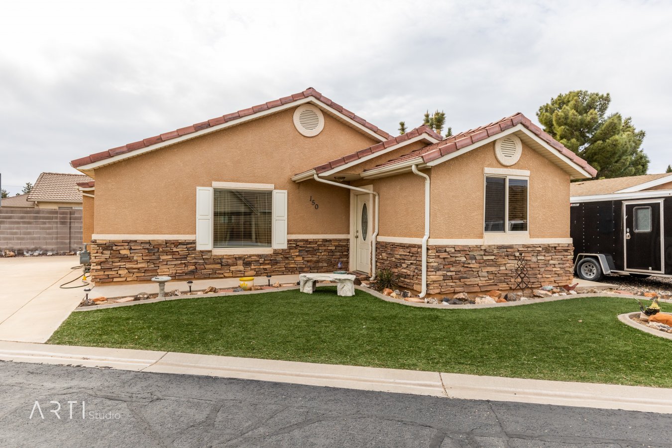 49033 Cozy two bedroom in quiet community. Easy maintenance landscaping, vaulted ceiling, new water heater, washer, dryer, and refrigerator included. Low HOA fees include clubhouse and pool. Close to shopping, recreation, and amenities.
