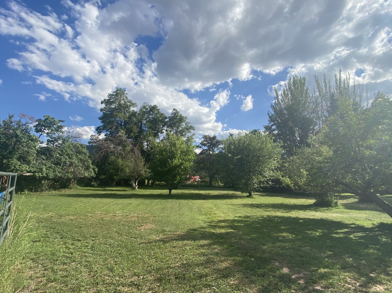 51679 Lovely Parowan lot ready for your dream home! Beautiful mountain views, close to center of town. Almost 1/2 acre with mature shade trees and fruit trees, includes Parowan City irrigation water (water spicket at front of property). This lot includes a 35’ right of way easement for access from 400 W. Small creek runs across the front of the lot at 200 S. Horse panels and red shed are not included in sale.