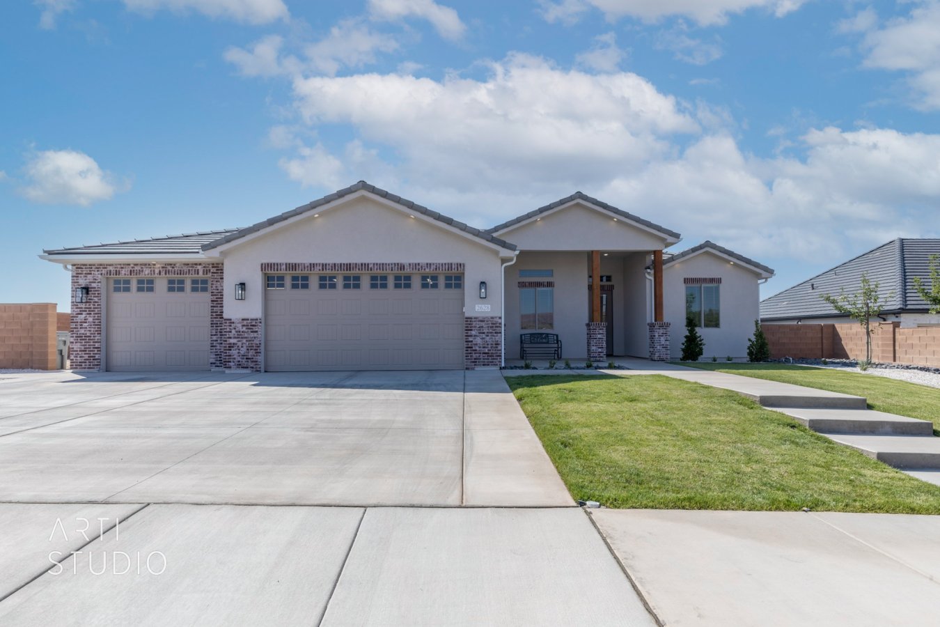 51829 Why build when you can buy a brand-new, fully-loaded home in Bridle Gate Estates, all on one-level? Walking through, you will notice this home is loaded with upgrades, such as: 4cm quartz countertops, farmers kitchen sink, under-cabinet lighting, 8ft interior doors, shiplap accent walls, LVP throughout, roughed-in central vac, water softener, pool hookups, casita with kitchenette, fully-fenced, plenty of parking for all of your toys, and much much more! This home was finished summer of 2021 and barley lived in. Whether you are a horse owner looking for a first class Equestrian Facility at your home, a future horse owner, or simply desire a unique country living lifestyle, Bridle Gate Estates offers the very best in Southern Utah living! Bridle Gate Estates Members have the opportunity to board horses in the Bridle Gate Equestrian Center.