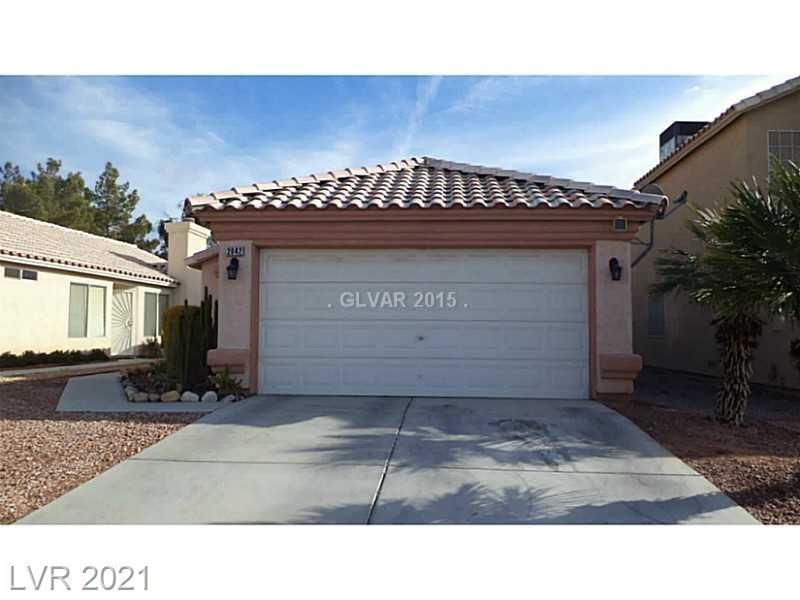 ADORABLE 2 bedroom, 2 bath single story home with fireplace in living room and custom stein glass over sliding glass doors. Nice size yard with covered patio. Finished 2 car garage with direct access to house. Tenant is month to month.