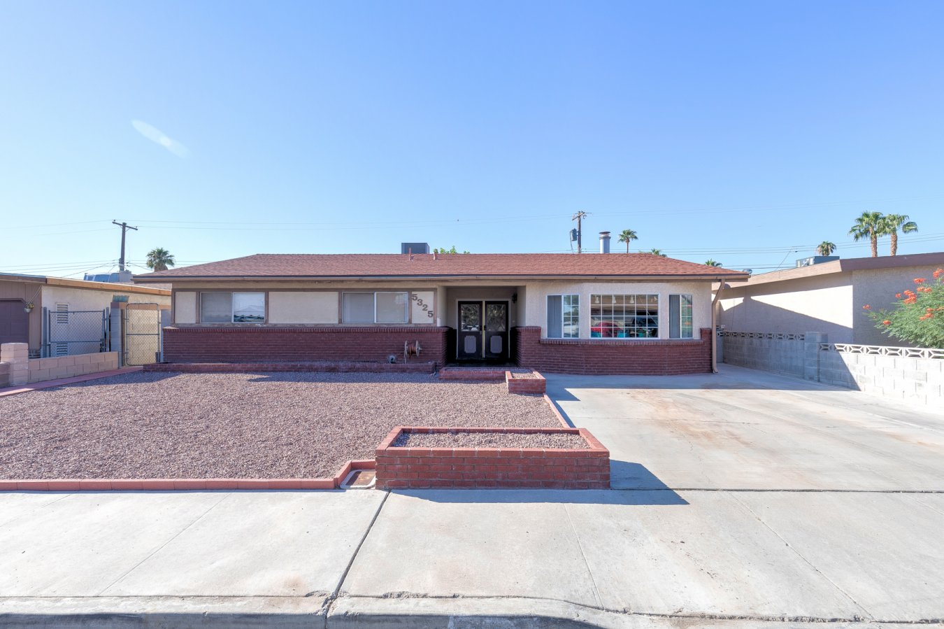 Wow what a great vintage property! Original owner has taken great care of this home. Low maintenance yards with mature trees. All rooms are large & open. Functional floor plan for any size family. Nice sized kitchen with plenty of cabinets and stainless steel refrigerator. Primary bedroom is really two rooms combined that could easily be turned back into a 4th bedroom. Huge backyard with full covered patio and custom made all brick columns and built in BBQ! The unique BBQ incorporates a propane grill and another charcoal grill. There is also a charming spa and gazebo! Plenty of storage inside & out of this great find near shopping, restaurants, schools, freeway access.