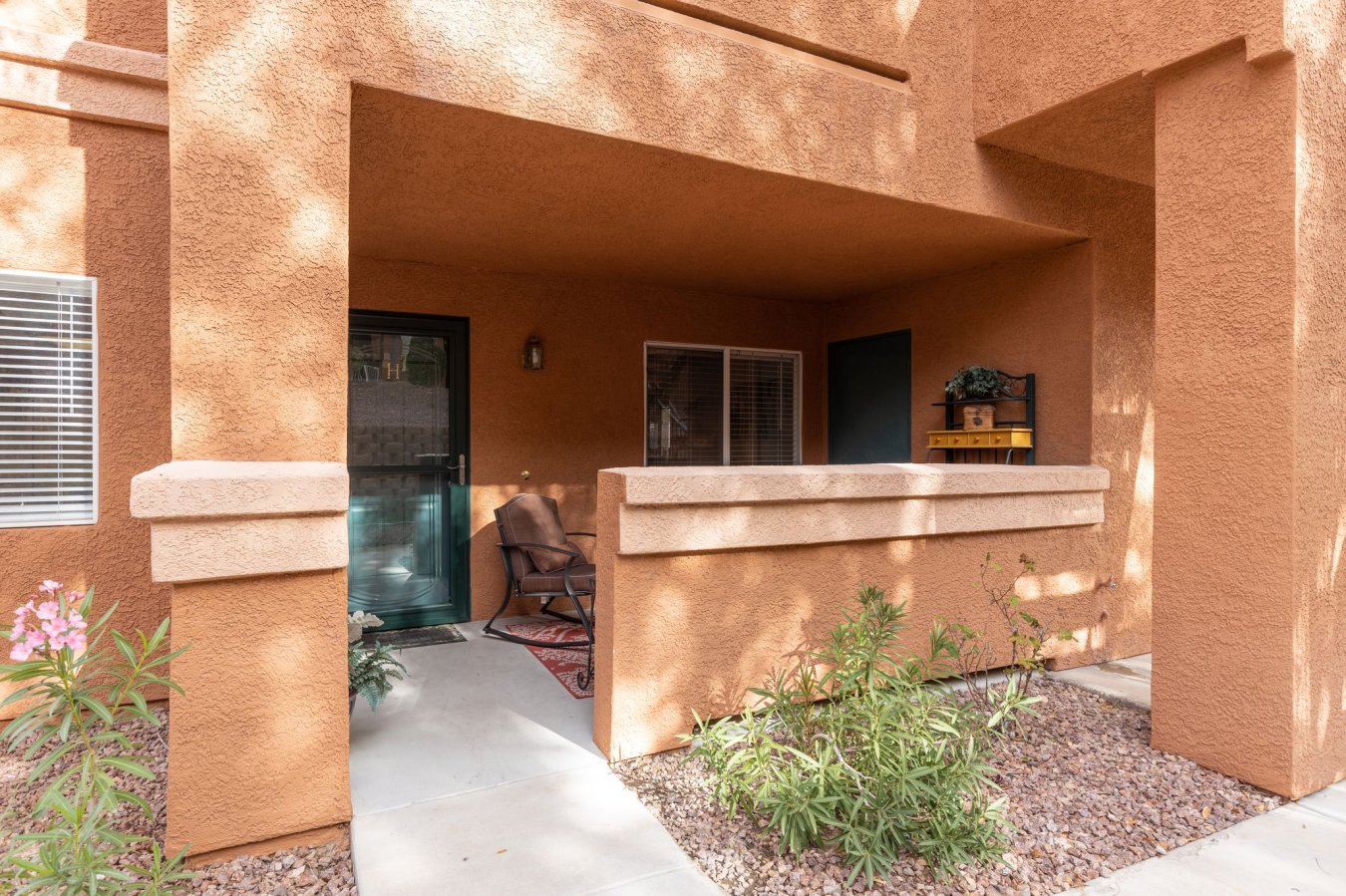 53406 If you are looking for a LOW maintenance home, this is it!!!! 2 bedrooms, 2 bathrooms, large open living area make this one a must see. A/C unit and kitchen appliances all new within 1 year. Main level living on the end of the building with a nice covered patio make this a perfect place to call home. Your hoa gives you access to several pools, hot tubs, tennis courts, gym, clubhouse and a bbq area.