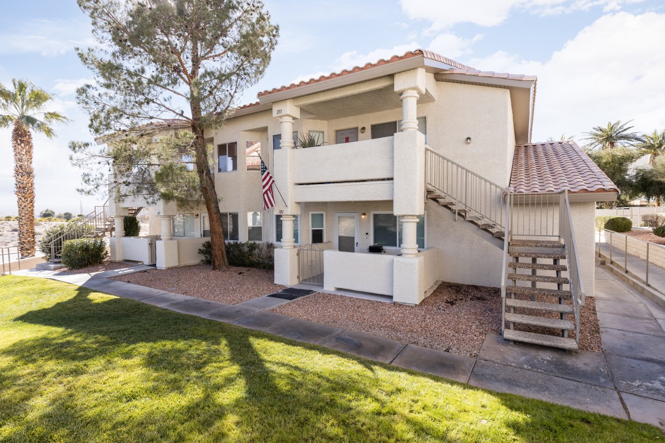 53791 1,192 sq ft 2 bedroom 2 bath condo in Rock Springs 1. Location provides privacy and views of the Virgin Mountains from your patio! Close to Eureka Casino and Virgin River Casino. Great investment opportunity!