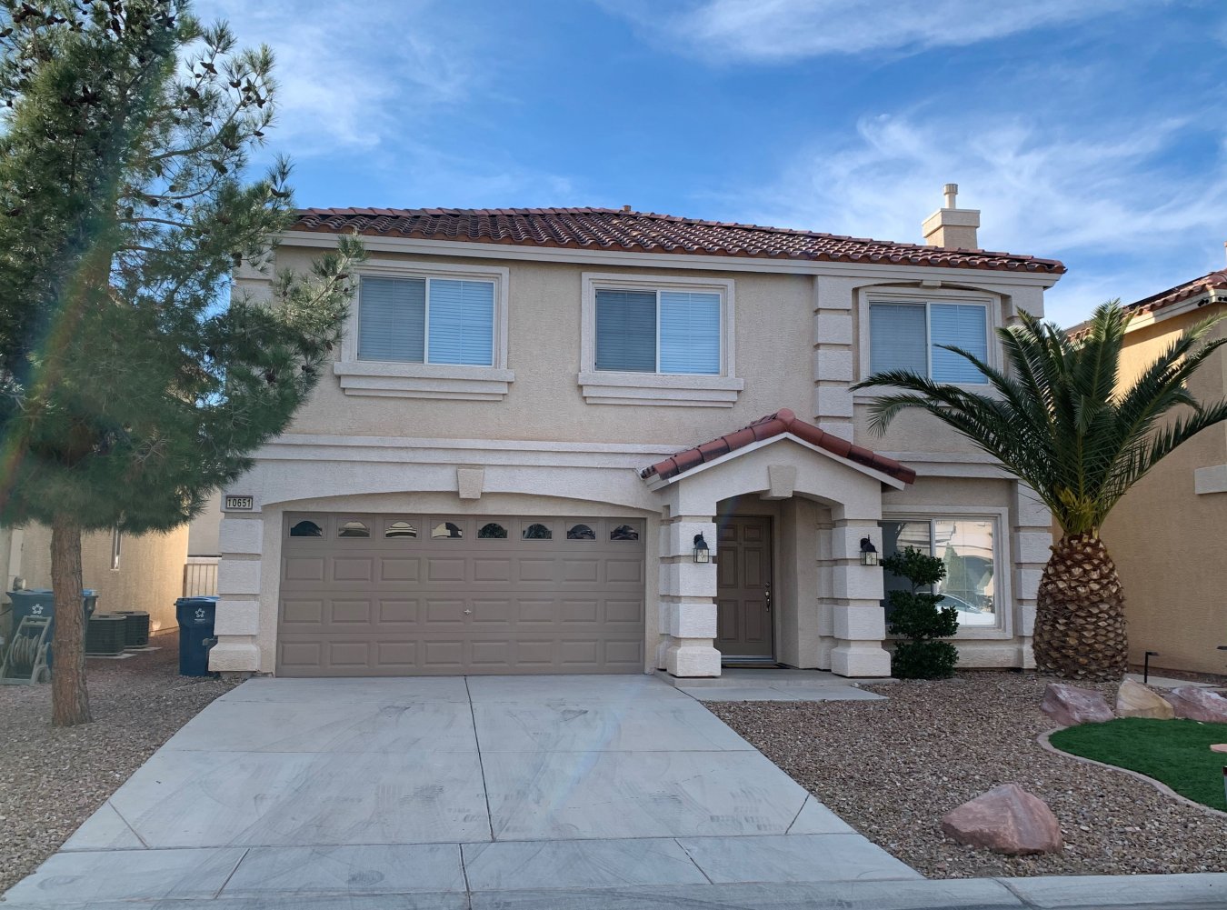 Silverado Ranch Beauty! Home Features 4 bedrooms, 2.5 baths, 2 car garage, Formal Living Room with fireplace. Formal Dining Room. Spacious family room down and upstairs loft. Kitchen has Granite counters & island. Master Bedroom has 2 walk in closets. Master Bathroom has separate tub and shower and upgraded fixtures. Ceiling fans in all bedrooms and family room. Tile , laminate wood & Carpet flooring. Covered Patio & Much More!