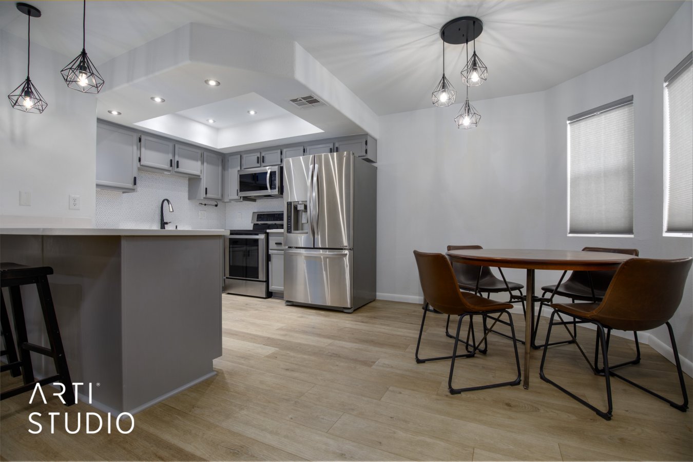 57496 This gorgeous REMODELED Rock Springs condo is a must see! Luxury Vinyl plank flooring throughout as well as Bali
