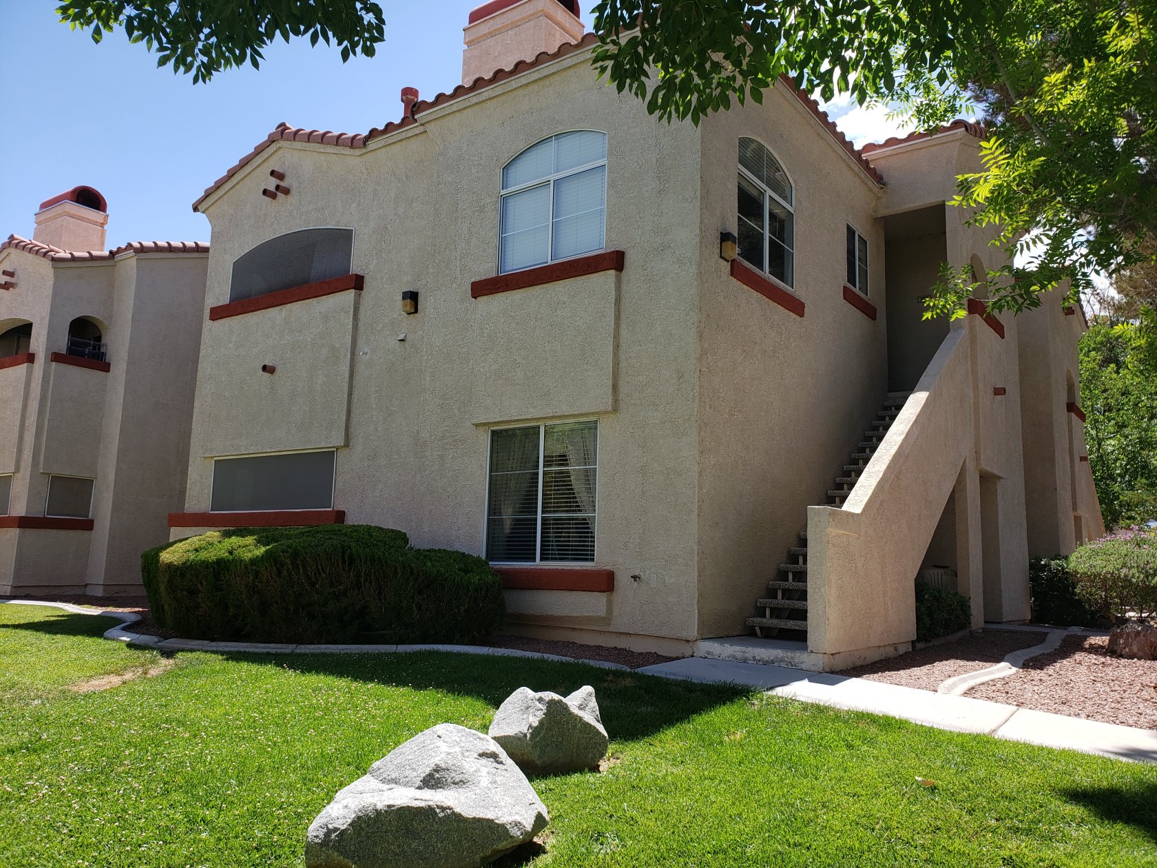 58694 Best buy, price reduction! 1st floor condo, excellent conditions, nice patio area. All appliances stay! Prime location facing the pool & clubhouse, resort-style pool/spa clubhouse, exercise room. Beautiful grounds & convenient location minutes away from shopping & restaurants. Easy access to 215 freeway. Don't miss this one, extreme pride of ownership. Call for an appointment today. Most furniture stays, including patio furniture & pictures. Immaculate shows pride of ownership.