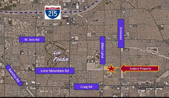 Six Lots Available at Ferrell St and Lone Mountain Rd